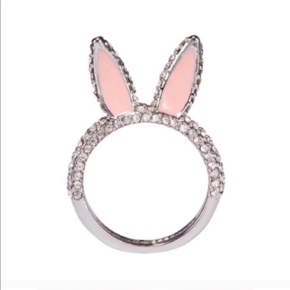 HP 💓 NWT Kate Spade Make Magic Bunny Ring NEW - Picture 1 of 6